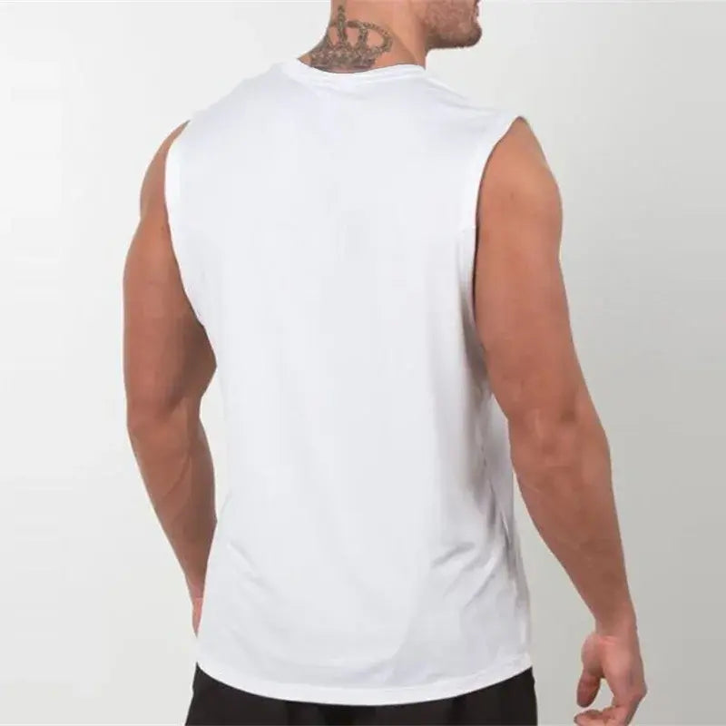 Men Bodybuilding singlet Gym Sleeveless Shirt