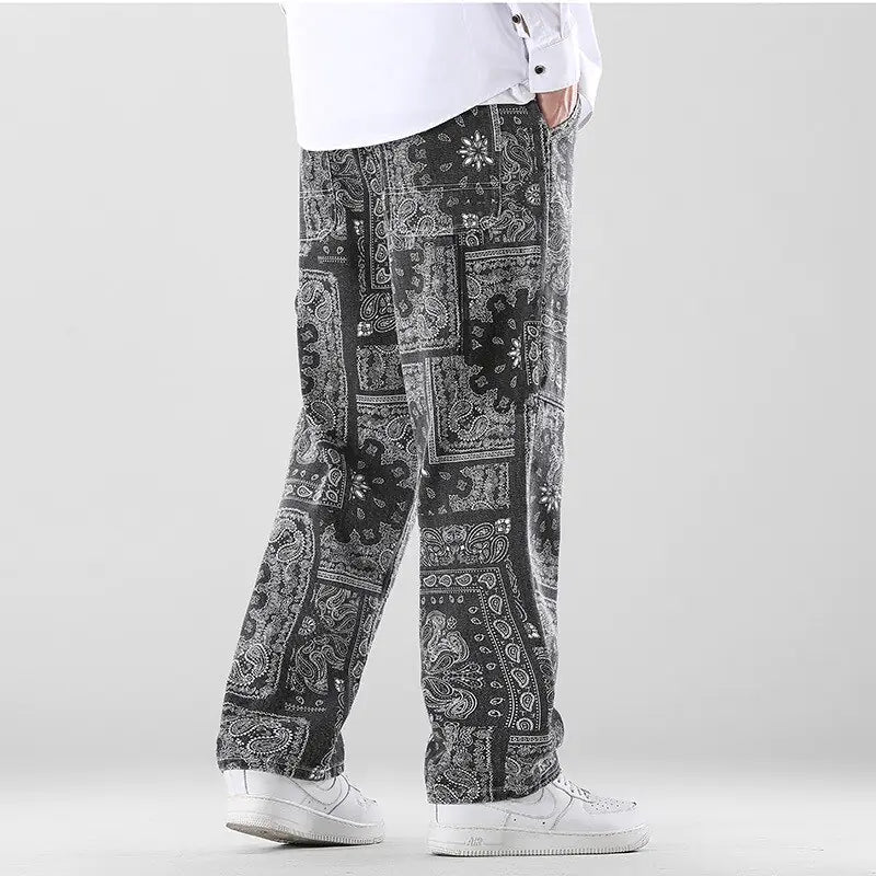 Men's Printed Loose Pants