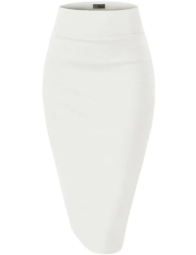 Women's  Stretch High Waist Pencil Suit Skirt