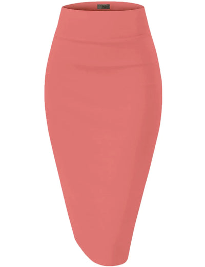 Women's  Stretch High Waist Pencil Suit Skirt