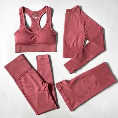 Women  Seamless Yoga Set Workout