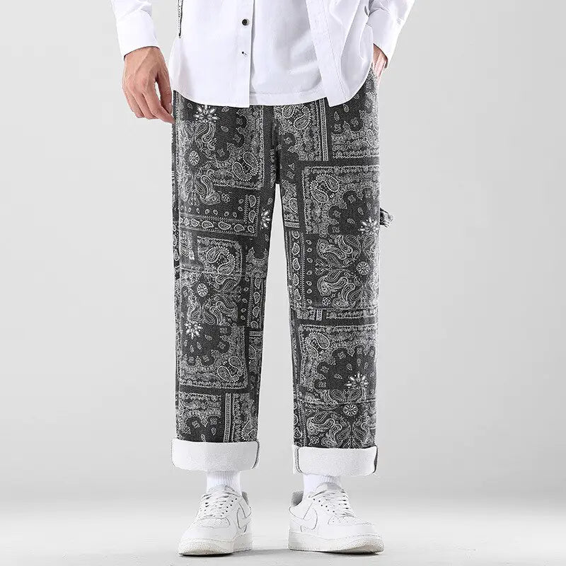 Men's Printed Loose Pants