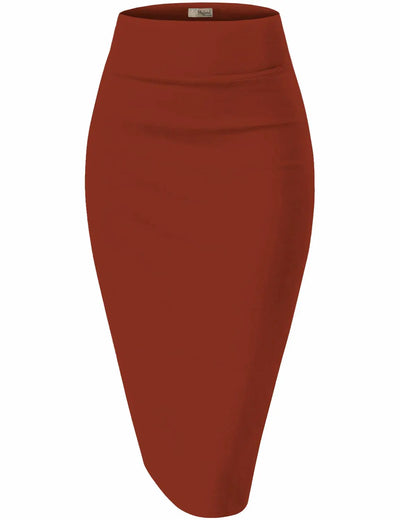 Women's  Stretch High Waist Pencil Suit Skirt