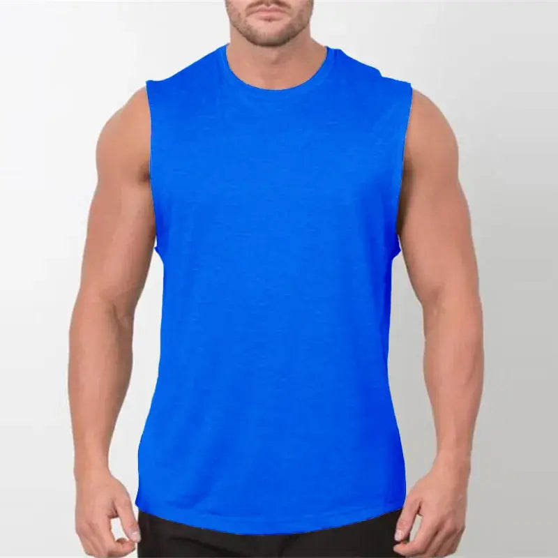 Men Bodybuilding singlet Gym Sleeveless Shirt