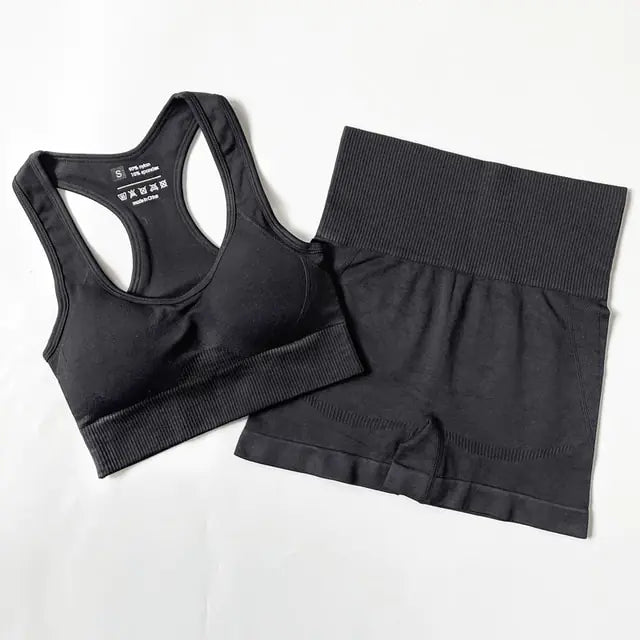 Women  Seamless Yoga Set Workout