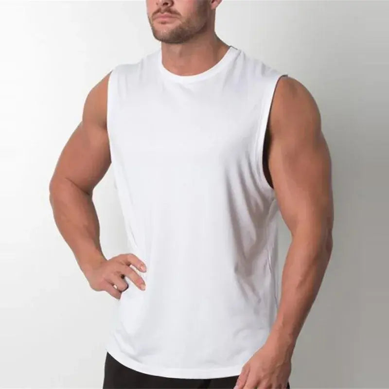 Men Bodybuilding singlet Gym Sleeveless Shirt