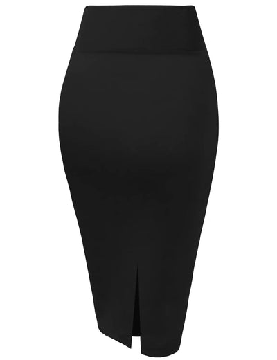 Women's  Stretch High Waist Pencil Suit Skirt