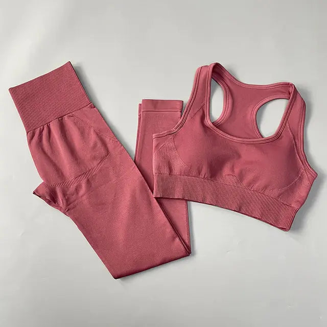 Women  Seamless Yoga Set Workout