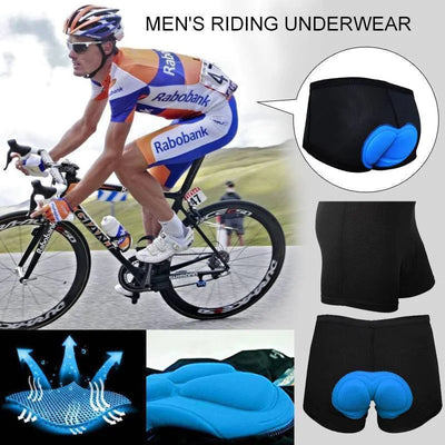 Unisex Gel-Padded Cycling Underwear