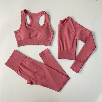 Women  Seamless Yoga Set Workout