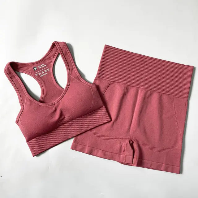 Women  Seamless Yoga Set Workout