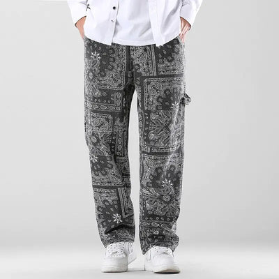 Men's Printed Loose Pants