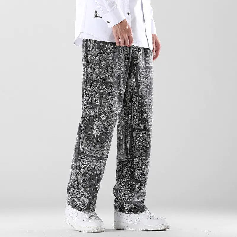 Men's Printed Loose Pants