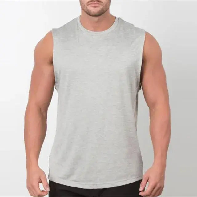 Men Bodybuilding singlet Gym Sleeveless Shirt