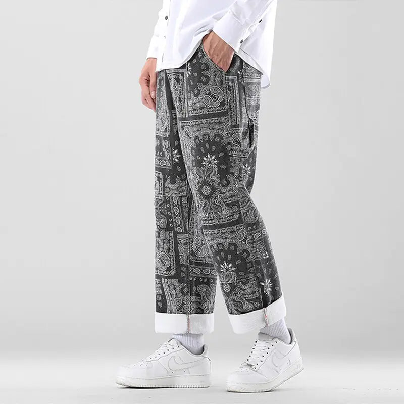 Men's Printed Loose Pants