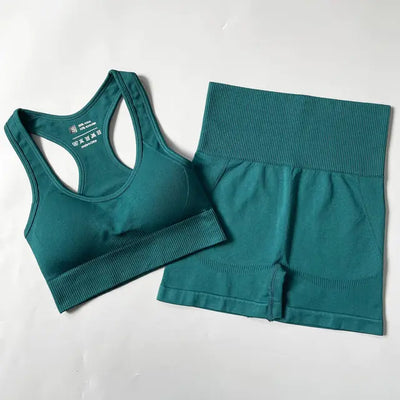 Women  Seamless Yoga Set Workout